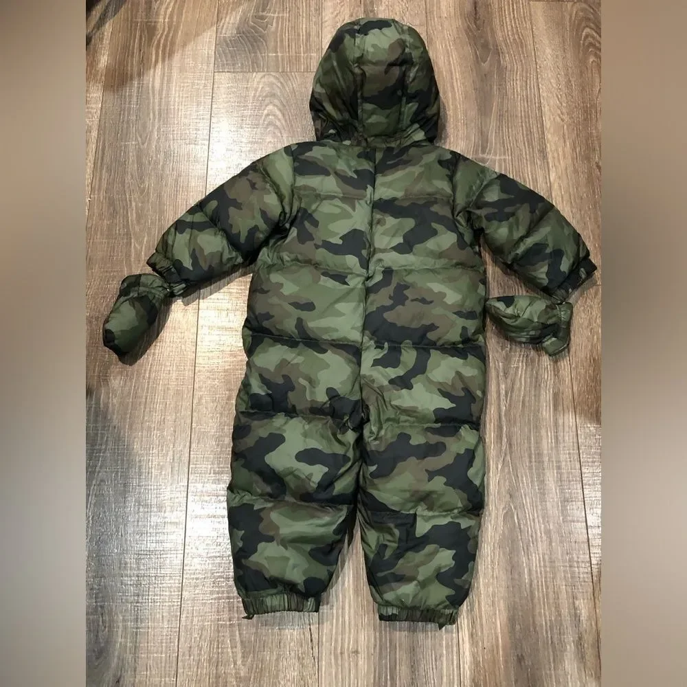 GAP Camouflage Baby Snowsuit Size 18-24 months